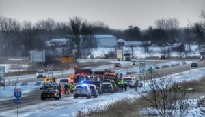 Une sortie de route fait un blessé mineur à Saint-Mathieu