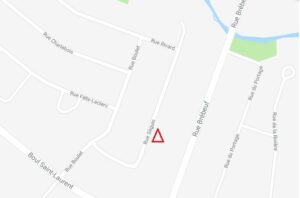 Travaux d’aqueduc sur la rue Séguin à Sainte-Catherine