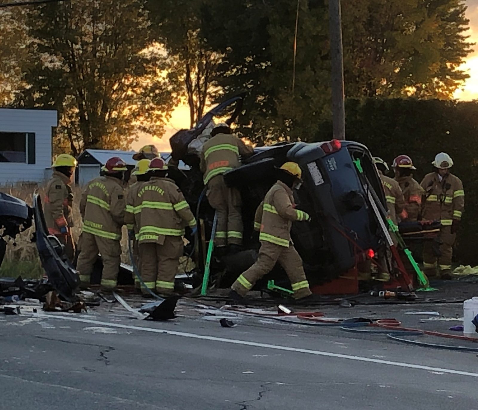 Deux morts dans une collision à Mercier