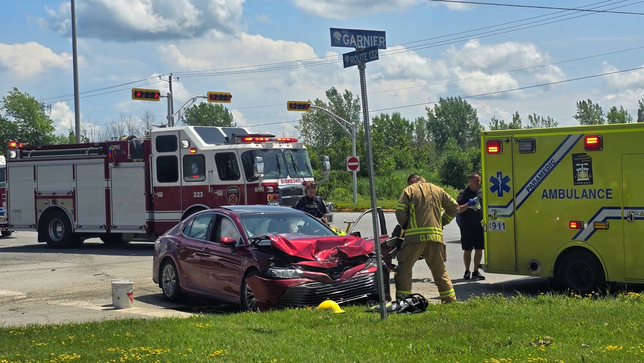 Sainte-Catherine : deux accidents dans le même secteur en quelques heures