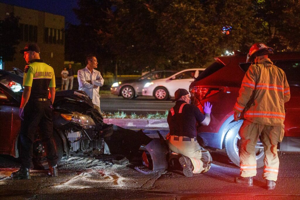 Violent face-à-face sur le boul. Taschereau