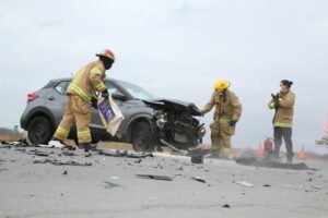 VIDÉO – Une collision provoque la fermeture partielle de la montée Monette