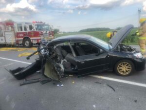 Trois blessés mineurs dans un accident à Saint-Mathieu