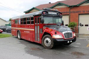 Véhicule pour sinistrés et formation de désincarcération à Saint-Philippe et Saint-Mathieu