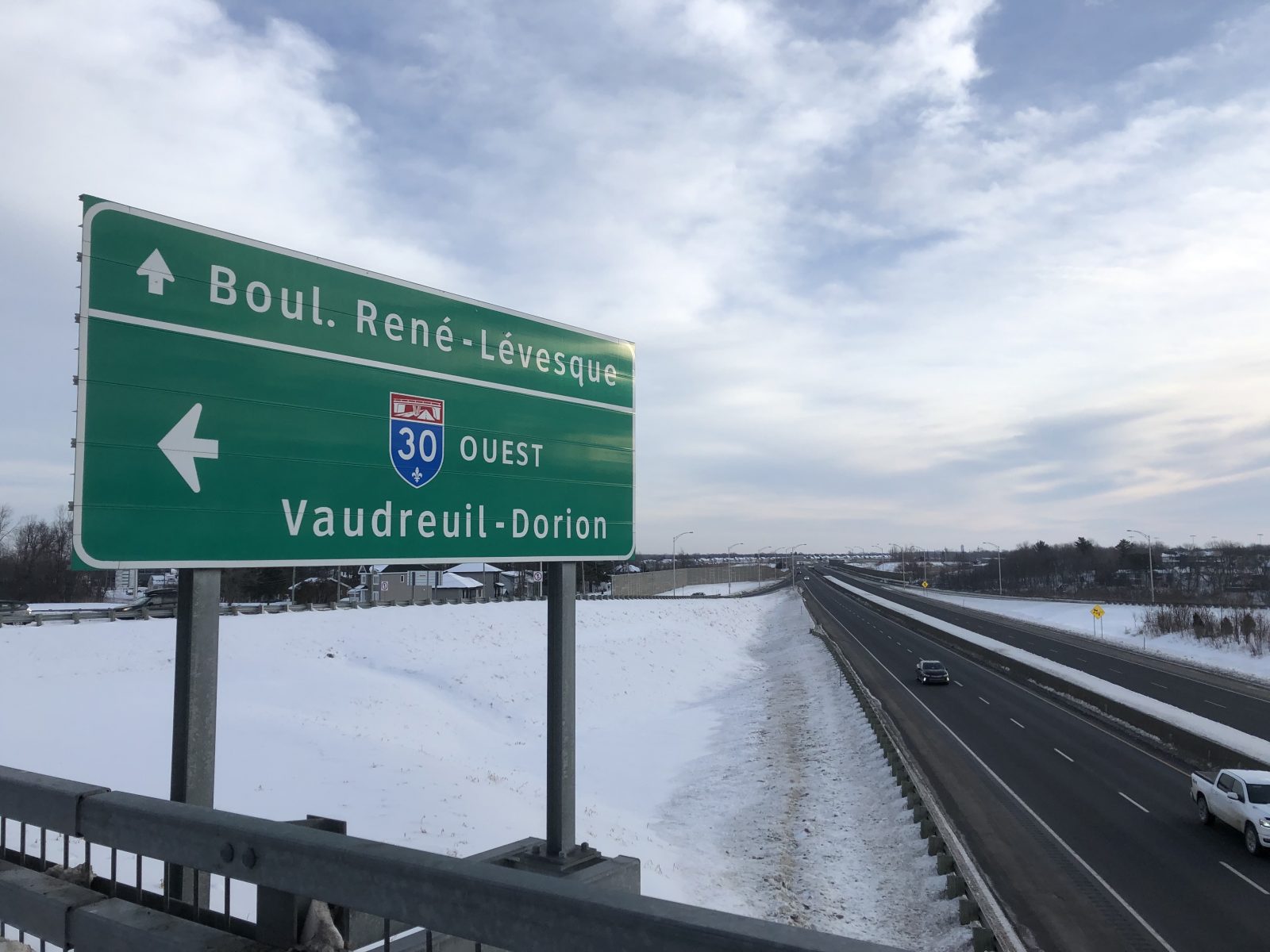 Deux mises en portefeuille sur l’autoroute 30 à Châteauguay