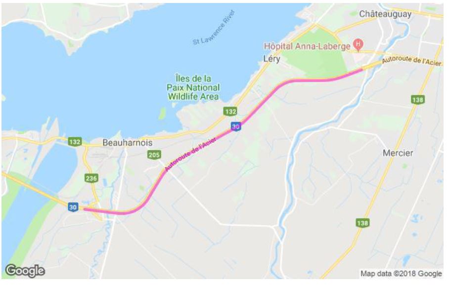 Travaux de nuit sur l’autoroute 30