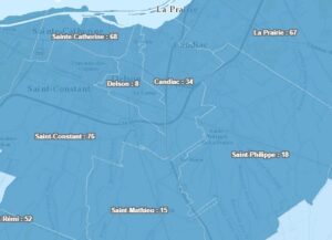 COVID-19 : 21 cas de plus en quatre jours dans la région