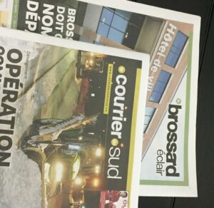 Le Courrier du Sud et Le Brossard Éclair désormais réunis