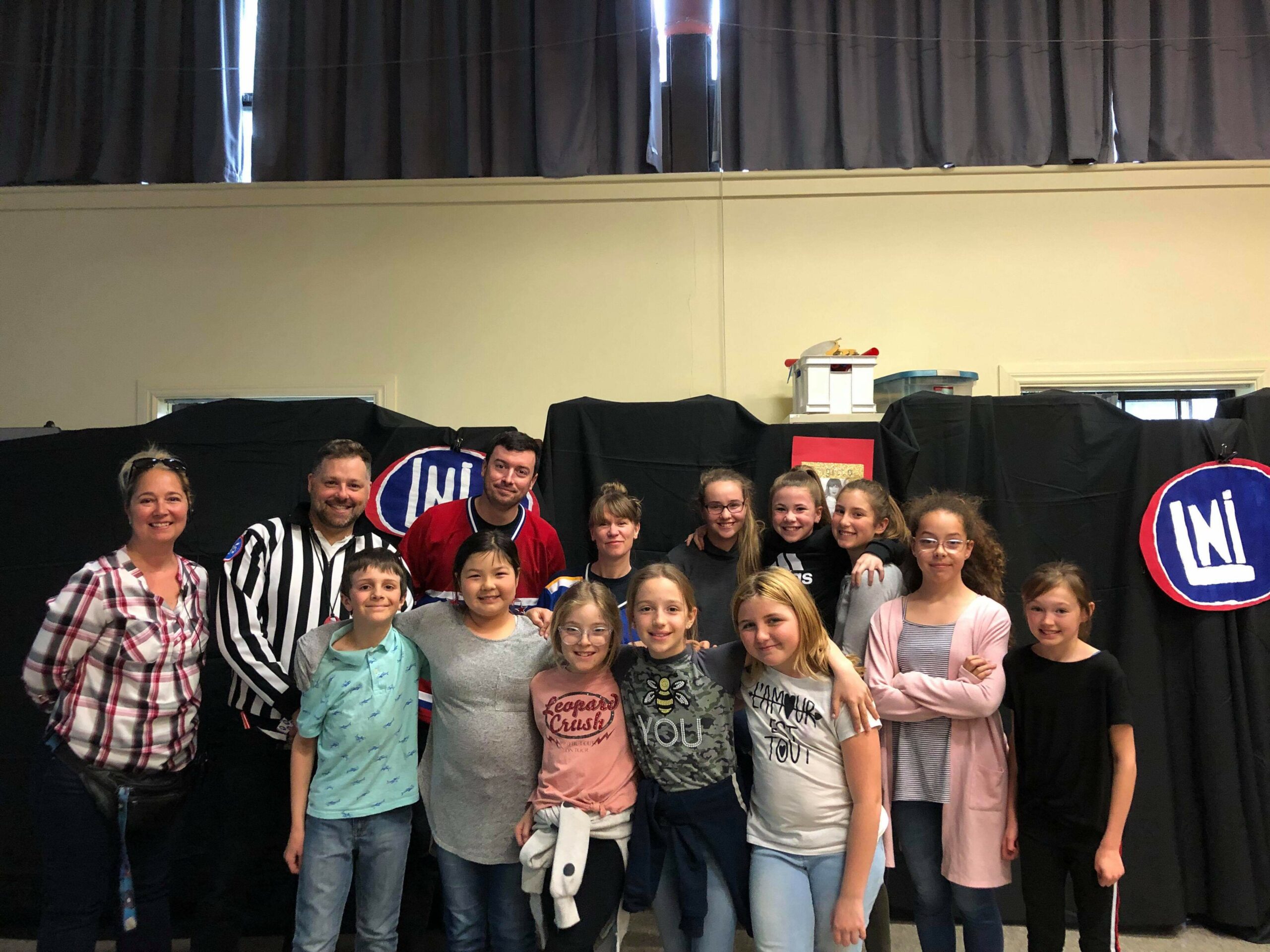 Des joueurs de la LNI en visite à Delson