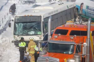 Carambolage à La Prairie : des conducteurs impliqués témoignent