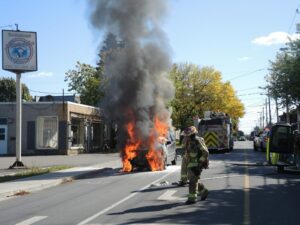 Une conductrice a eu la peur de sa vie