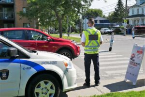Distraction 2020 : opération concertée des policiers de la province