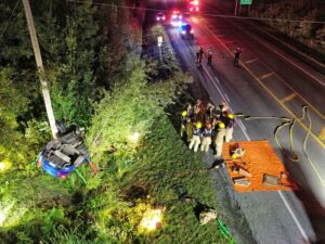 Sortie de route à La Prairie