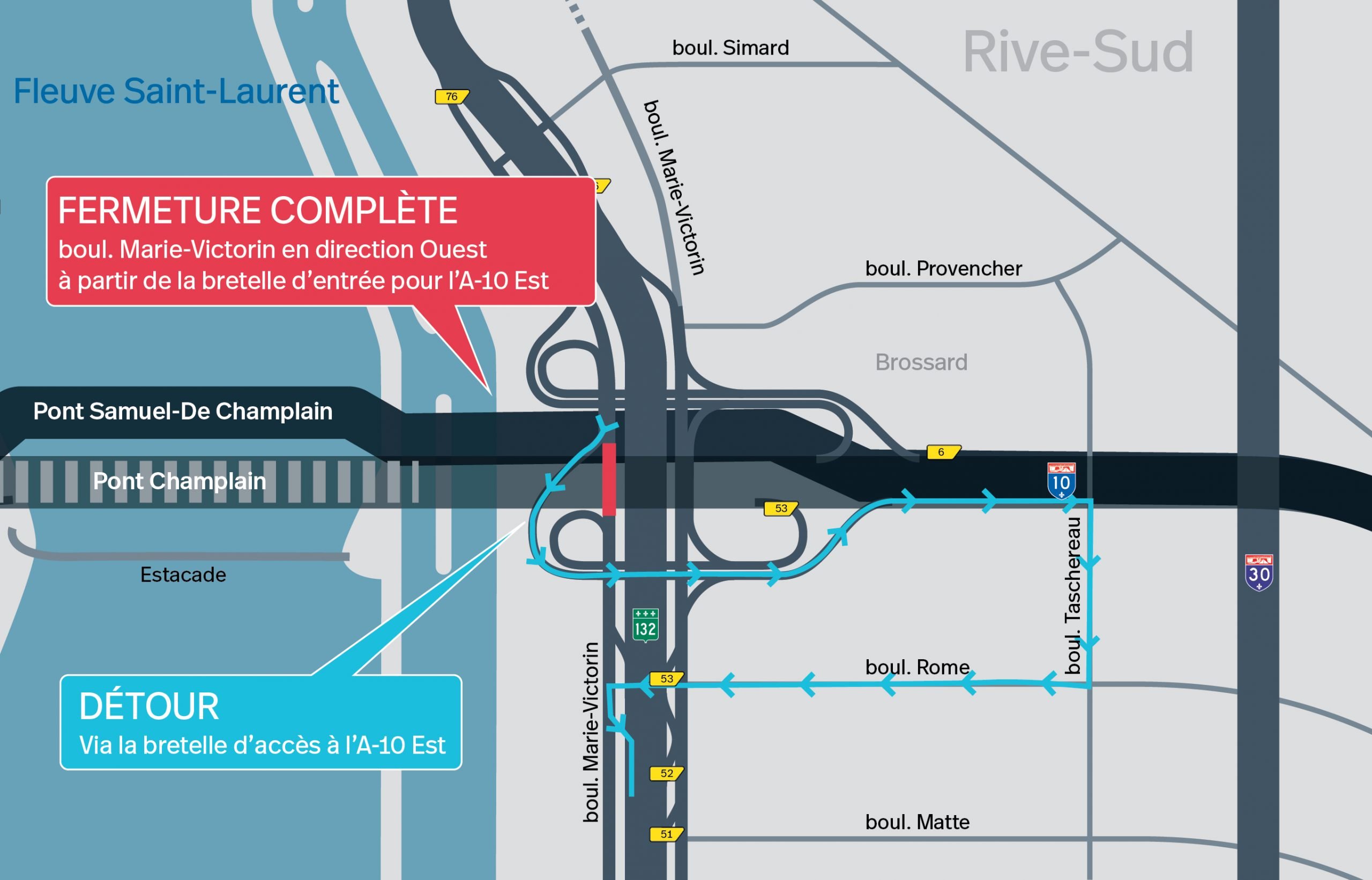 Fermeture de nuit d&rsquo;une bretelle d&rsquo;accès à l&rsquo;A-10