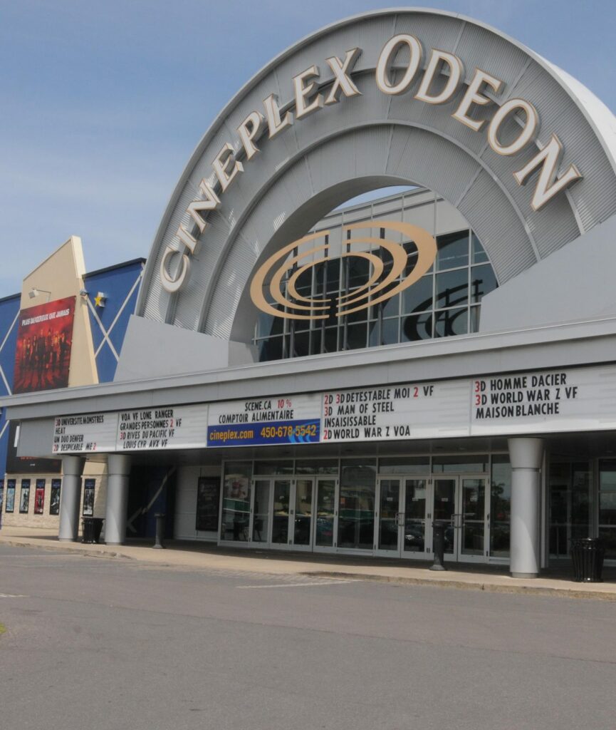 Des places réservées dans tous les cinémas Cineplex