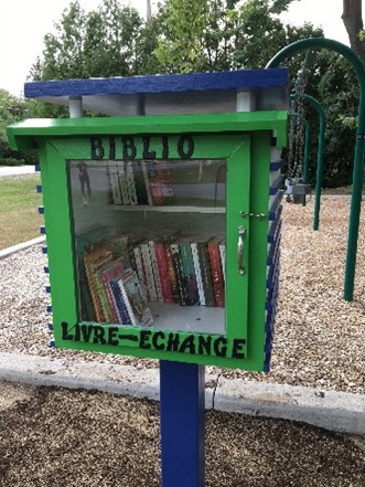 Une nouvelle boîte de «livre-échange» implantée à La Prairie