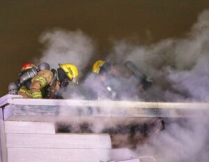 VIDÉO-Incendie à Saint-Isidore