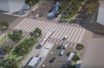 Un nouveau pas vers un lien de transport le long du boul. Taschereau