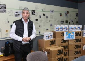 Une entreprise de Valleyfield fait un don de 2000 masques à l&rsquo;hôpital du Suroît