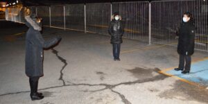 Incendie à Saint-Rémi : la députée McCann se rend sur les lieux du sinistre