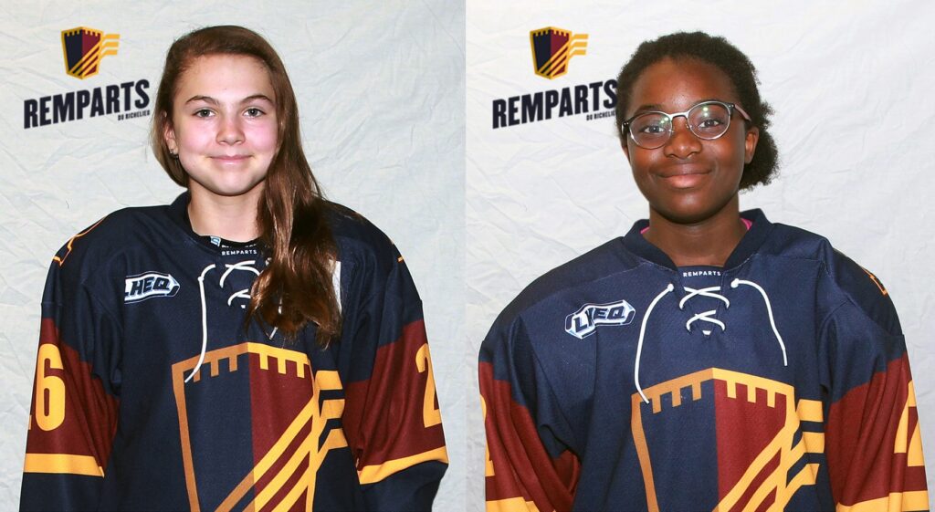 Deux joueuses affronteront les meilleures équipes masculines peewee