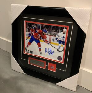 TERMINÉE – Enchère no 2 : une photo authentifiée, signée et encadrée de Max Pacioretty