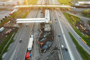 REM: l’installation d’une passerelle piétonne entraînera la fermeture de l’autoroute 10