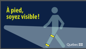 Les piétons encouragés à se faire voir