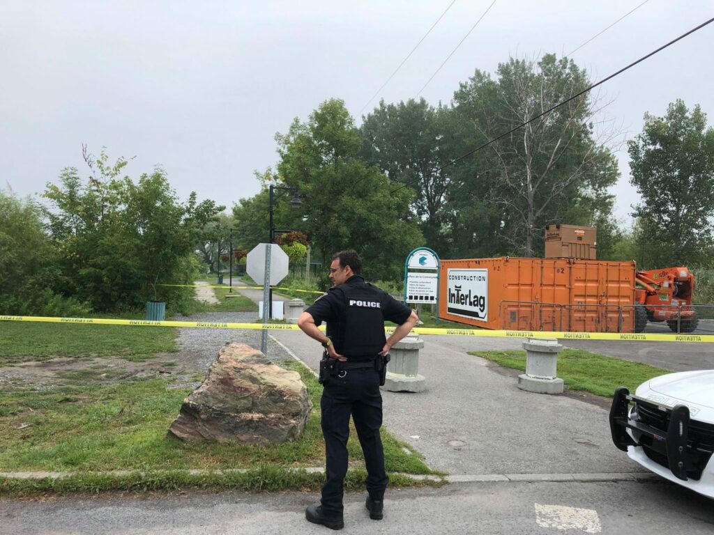 Coups de feu dans un parc de Châteauguay : un homme dans un état critique