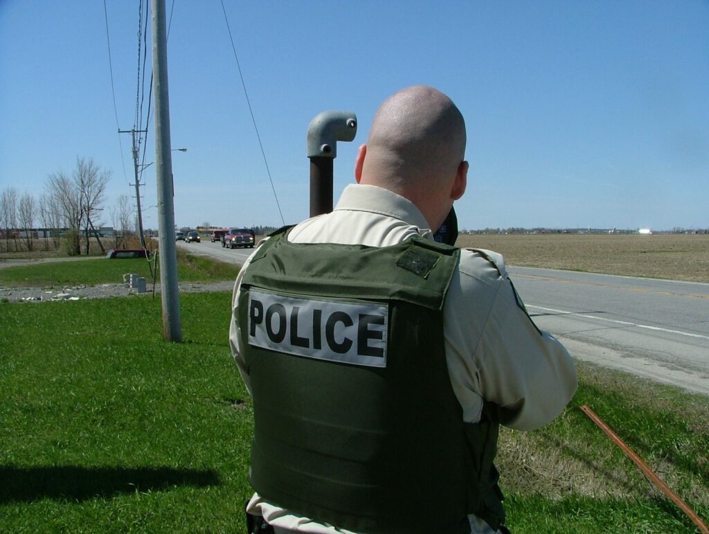 Les policiers à l’affut de ce qui distrait les automobilistes