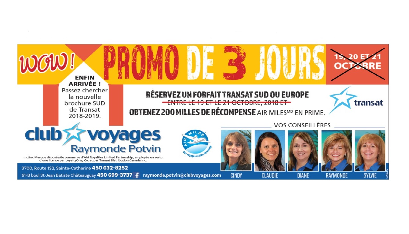 Erreur dans une publicité