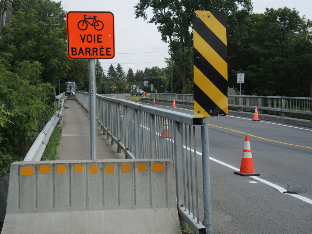 La voie cyclable et piétonnière du pont Lamarche rouverte