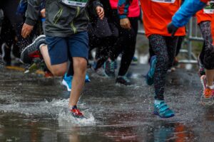 La pluie n’arrête pas les coureurs au Défi bougeons ensemble