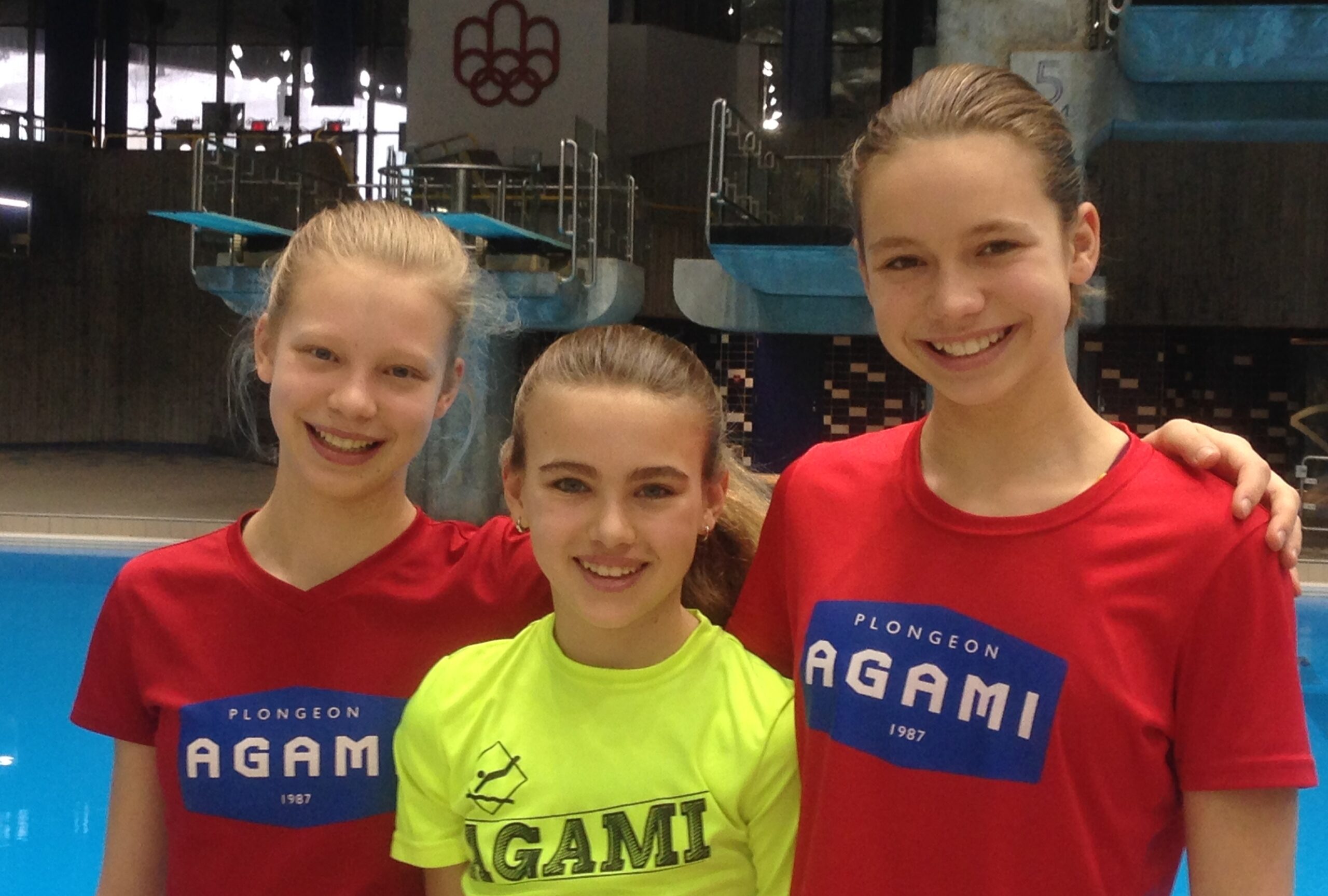 Trois plongeuses du Roussillon aux Jeux du Québec