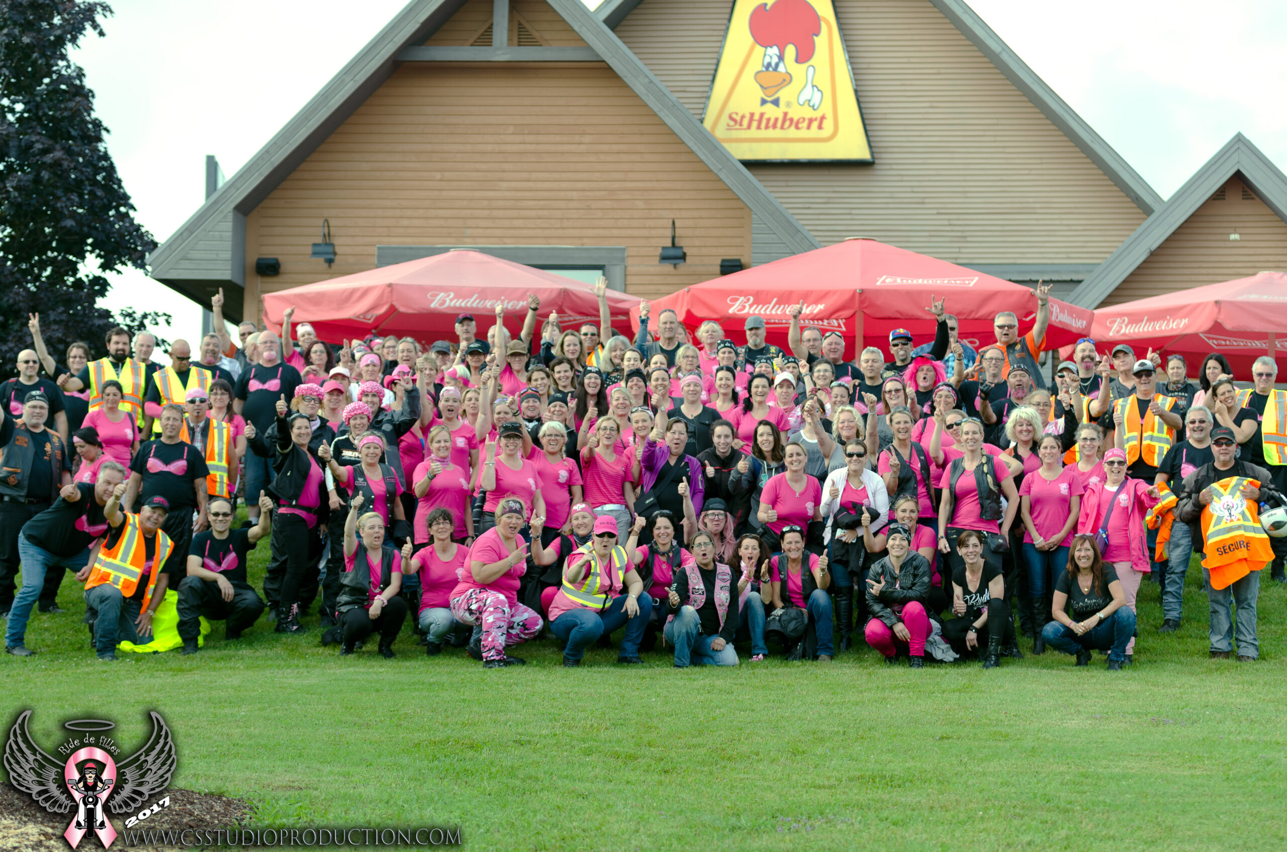 Deux cents femmes en moto pour le cancer du sein