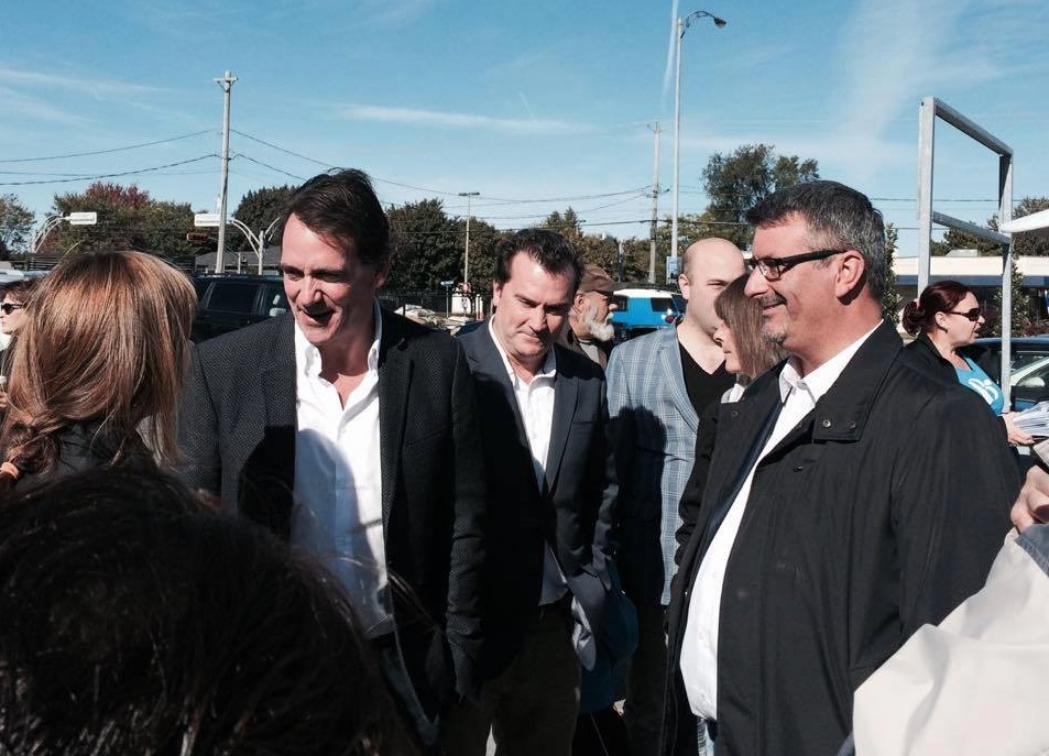 Pierre-Karl Péladeau appuie Christian Picard à La Prairie