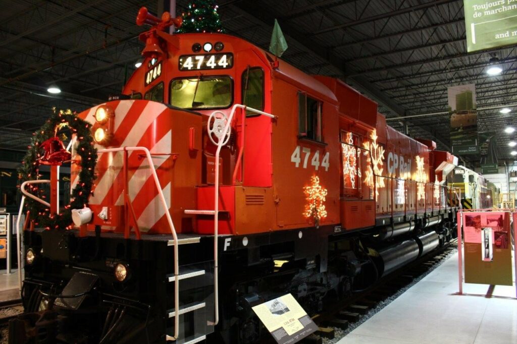 Noël ferroviaire à Exporail