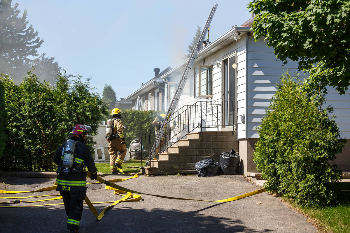 Incendie dans une résidence à La Prairie