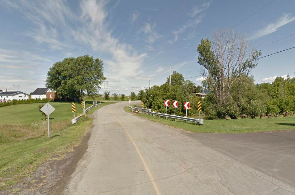 Travaux au pont Marotte à Saint-Constant