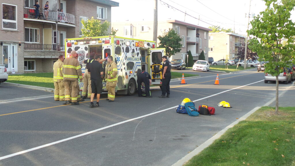 Accident de moto à Sainte-Catherine