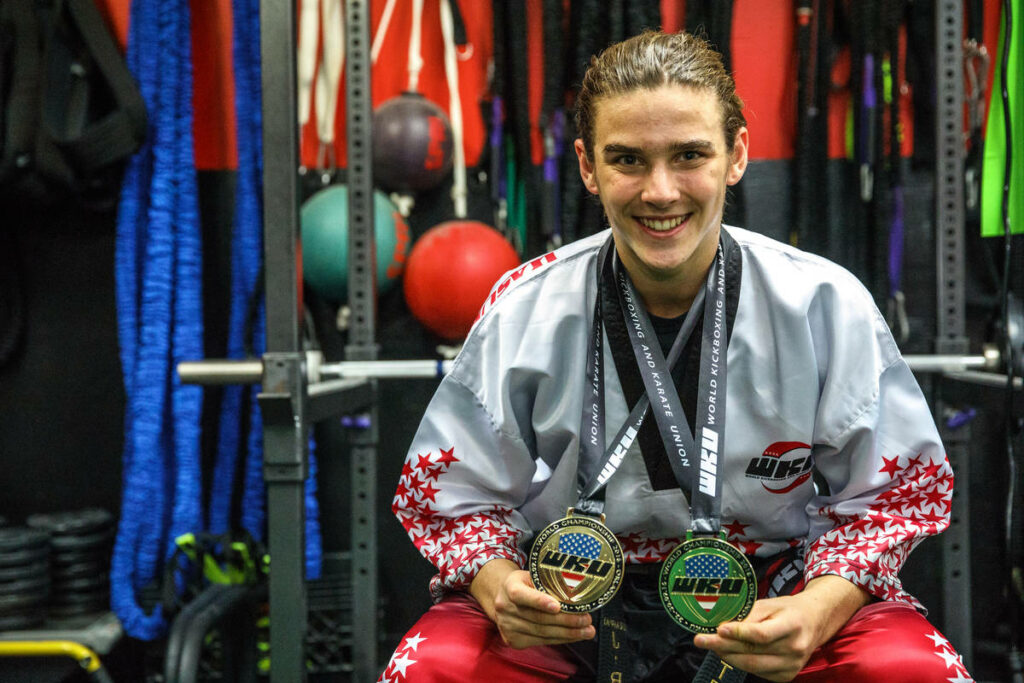 Champion du monde de karaté à 15 ans