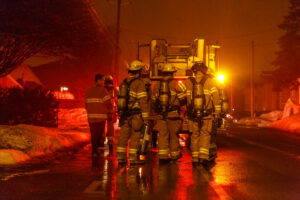 Une résidence privée visée par un cocktail Molotov