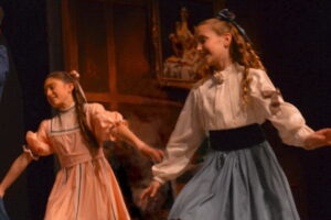 Une jeune danseuse en compagnie des Grands ballets canadiens