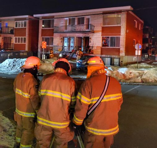 Feu dans un immeuble résidentiel à La Prairie