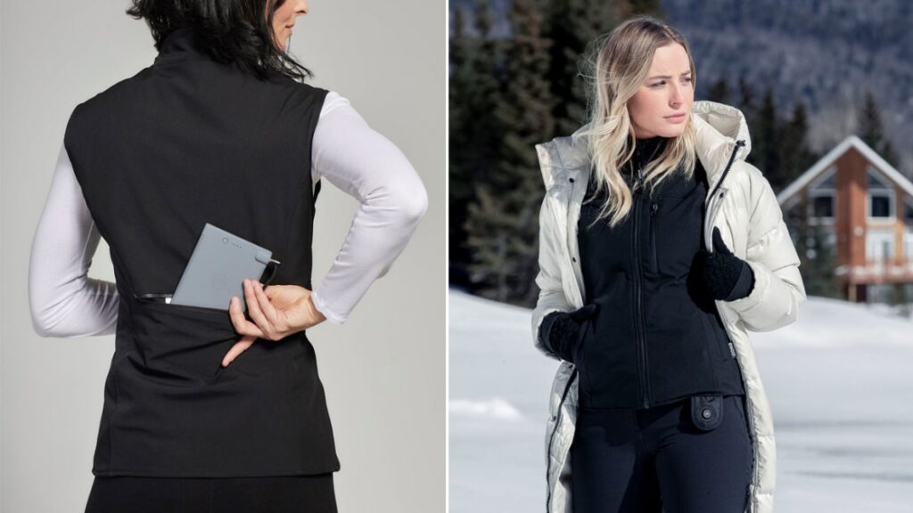 Cette veste chauffante et rechargeable québécoise vous tiendra au chaud cet hiver