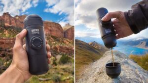 Dégustez un bon espresso frais, même en pleine forêt
