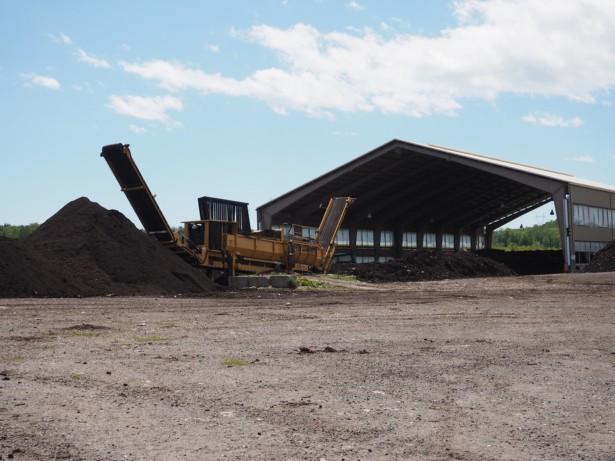 Un complexe de compostage au lieu de la biométhanisation