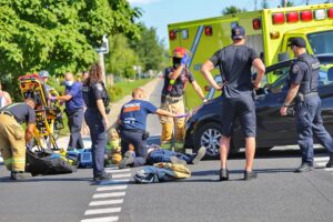 VIDÉO – Accident impliquant un cycliste à Saint-Constant