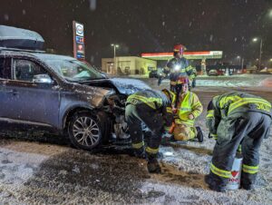 VIDÉO – Une inattention cause un accident à Saint-Constant