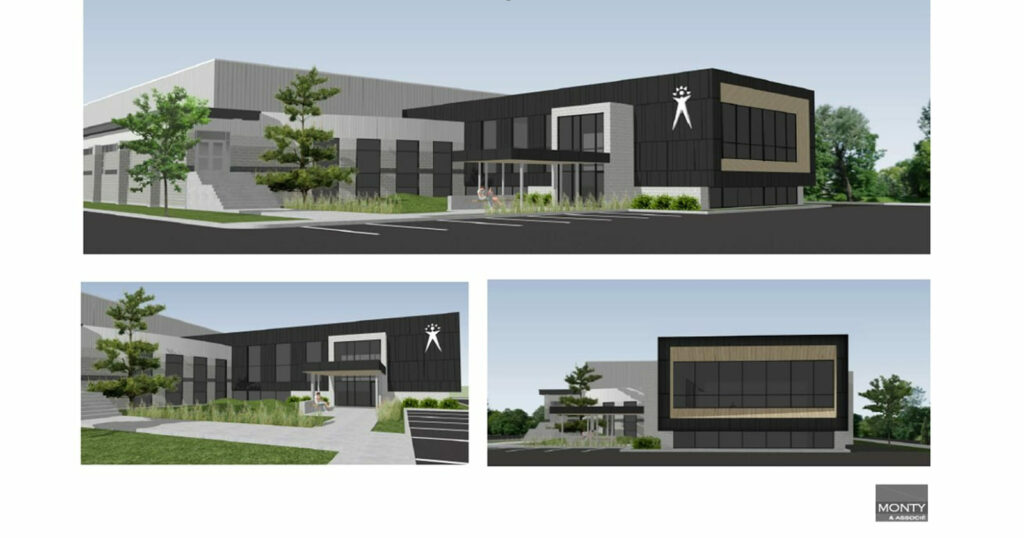 Le pavillon sportif du Collège Jean de la Mennais agrandi